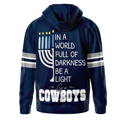 Dallas Cowboys | Premium NFL Hanukkah Day Hoodie | HB70