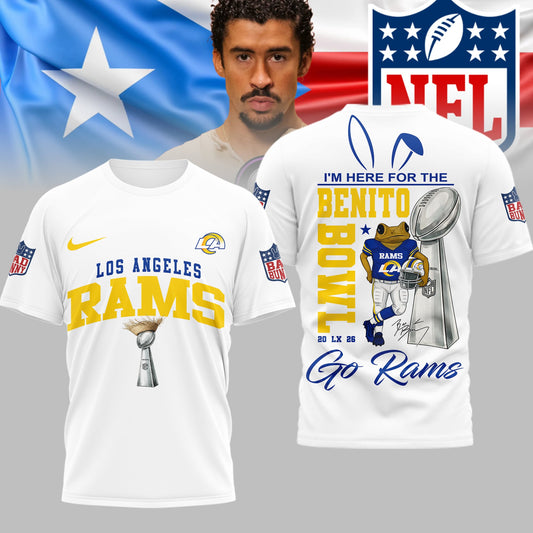 Los Angeles Rams | Premium NFL Benito Bowl 3D Shirt | YW10