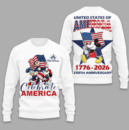 Premium MCK 250th Anniversary Celebrate America 3D Shirt TD | QE38
