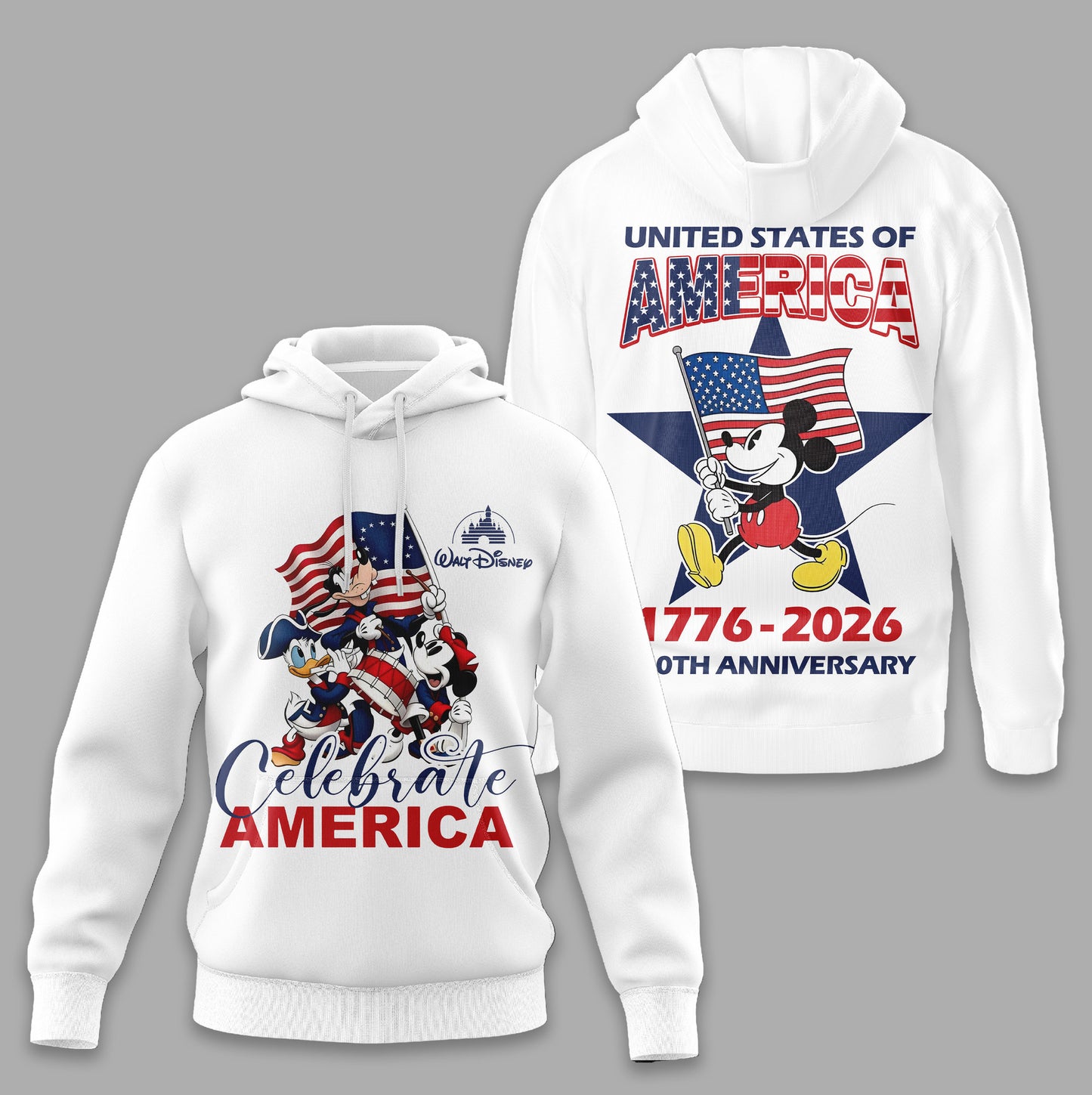 Premium MCK 250th Anniversary Celebrate America 3D Shirt TD | QE38