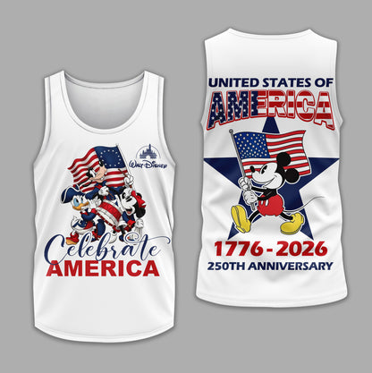 Premium MCK 250th Anniversary Celebrate America 3D Shirt TD | QE38