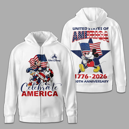 Premium MCK 250th Anniversary Celebrate America 3D Shirt TD | QE38