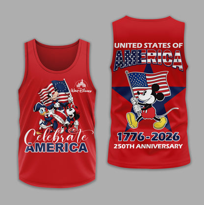 Premium MCK 250th Anniversary Celebrate America 3D Shirt TD | QE38