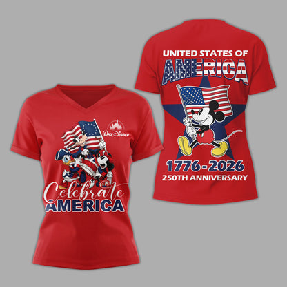 Premium MCK 250th Anniversary Celebrate America 3D Shirt TD | QE38