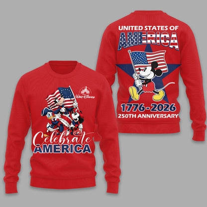 Premium MCK 250th Anniversary Celebrate America 3D Shirt TD | QE38