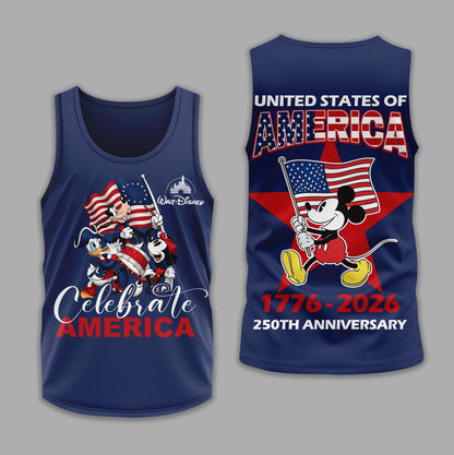 Premium MCK 250th Anniversary Celebrate America 3D Shirt TD | QE38
