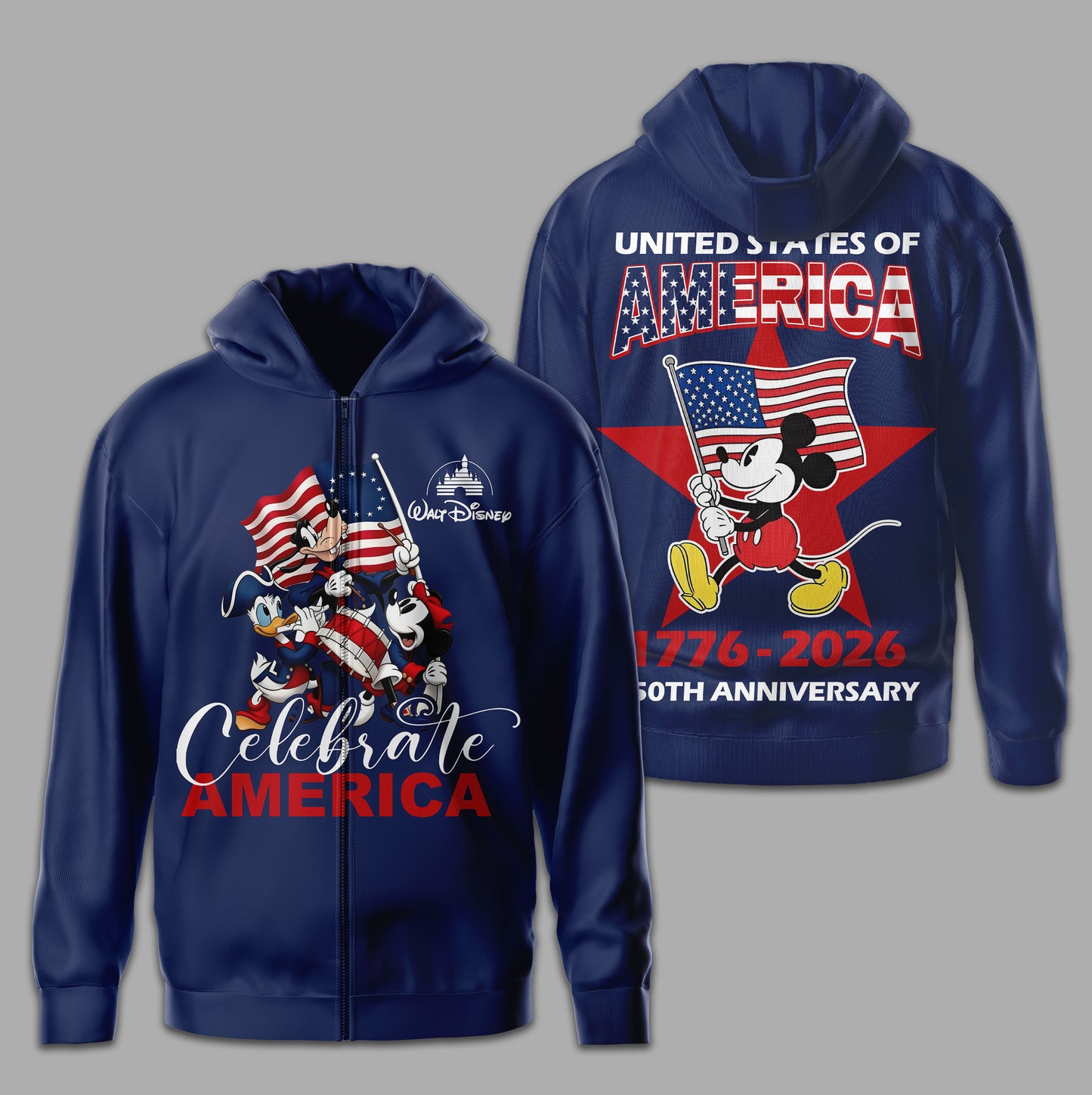 Premium MCK 250th Anniversary Celebrate America 3D Shirt TD | QE38