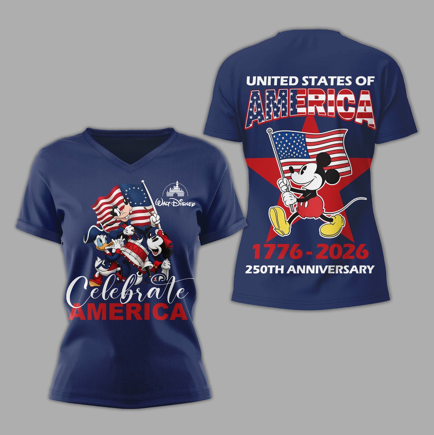 Premium MCK 250th Anniversary Celebrate America 3D Shirt TD | QE38
