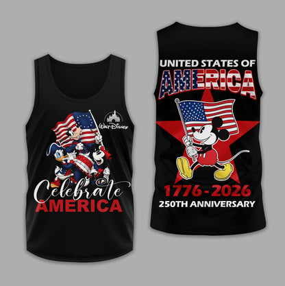 Premium MCK 250th Anniversary Celebrate America 3D Shirt TD | QE38