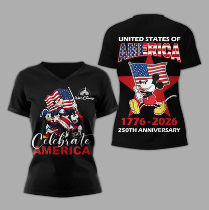 Premium MCK 250th Anniversary Celebrate America 3D Shirt TD | QE38