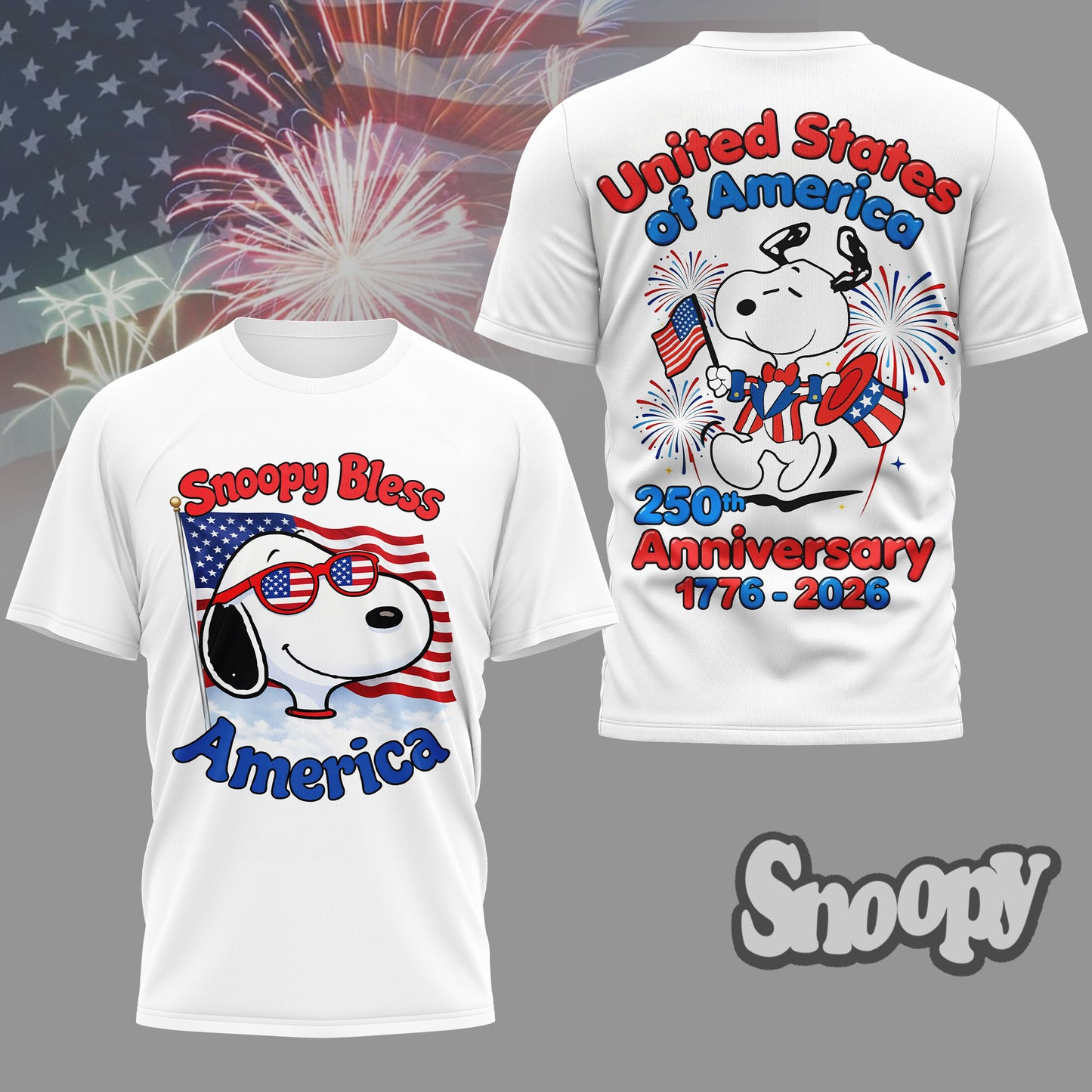 Premium SNPY 250 Years Of America 3D Shirt NY | TB84
