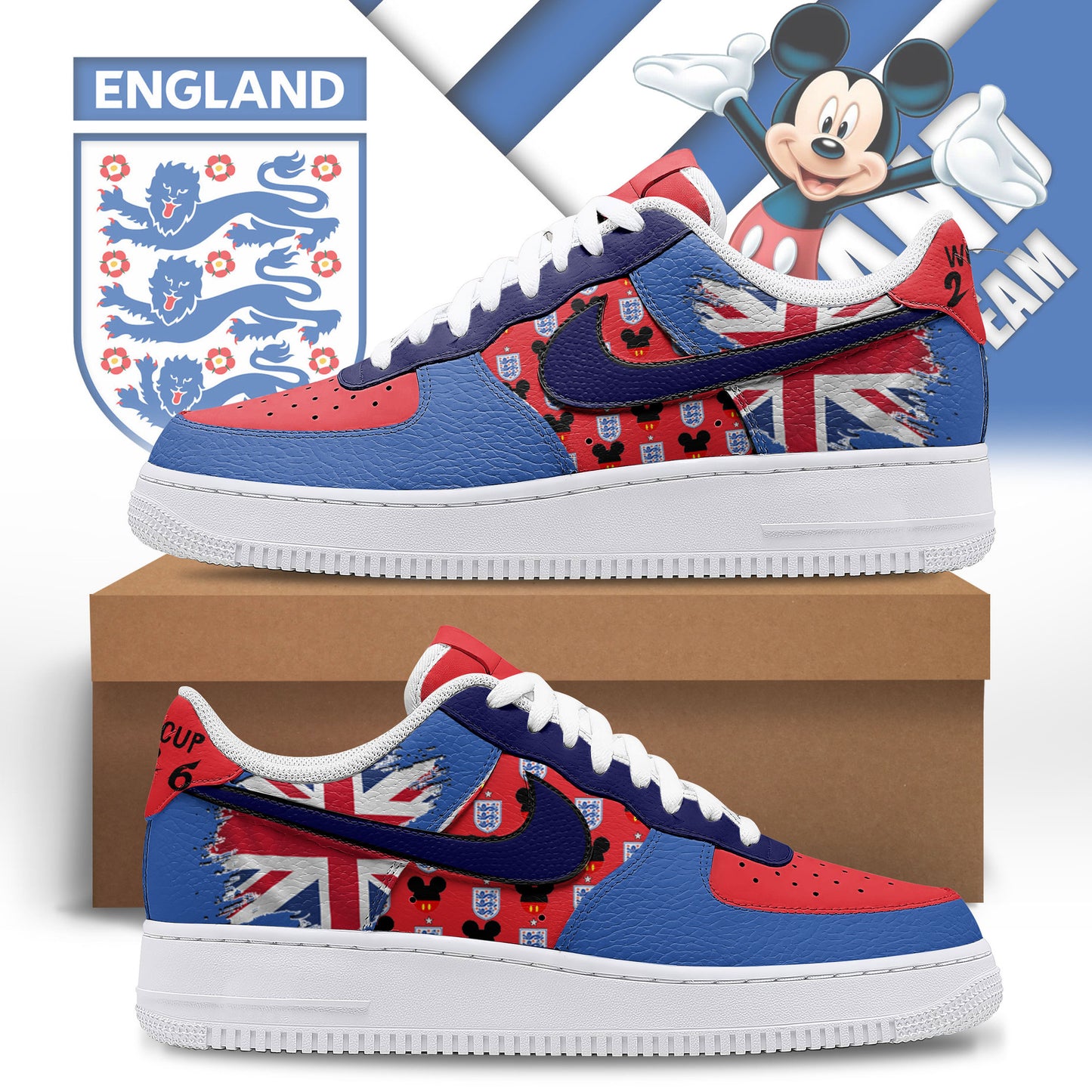 England | Premium World Cup Legacy AF1 Shoes NTH1 | EE35