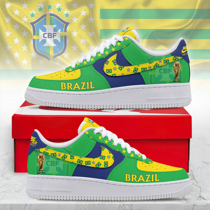 Brazil | Premium Champions Of The World AF1 Shoes NTH1 | PJ11