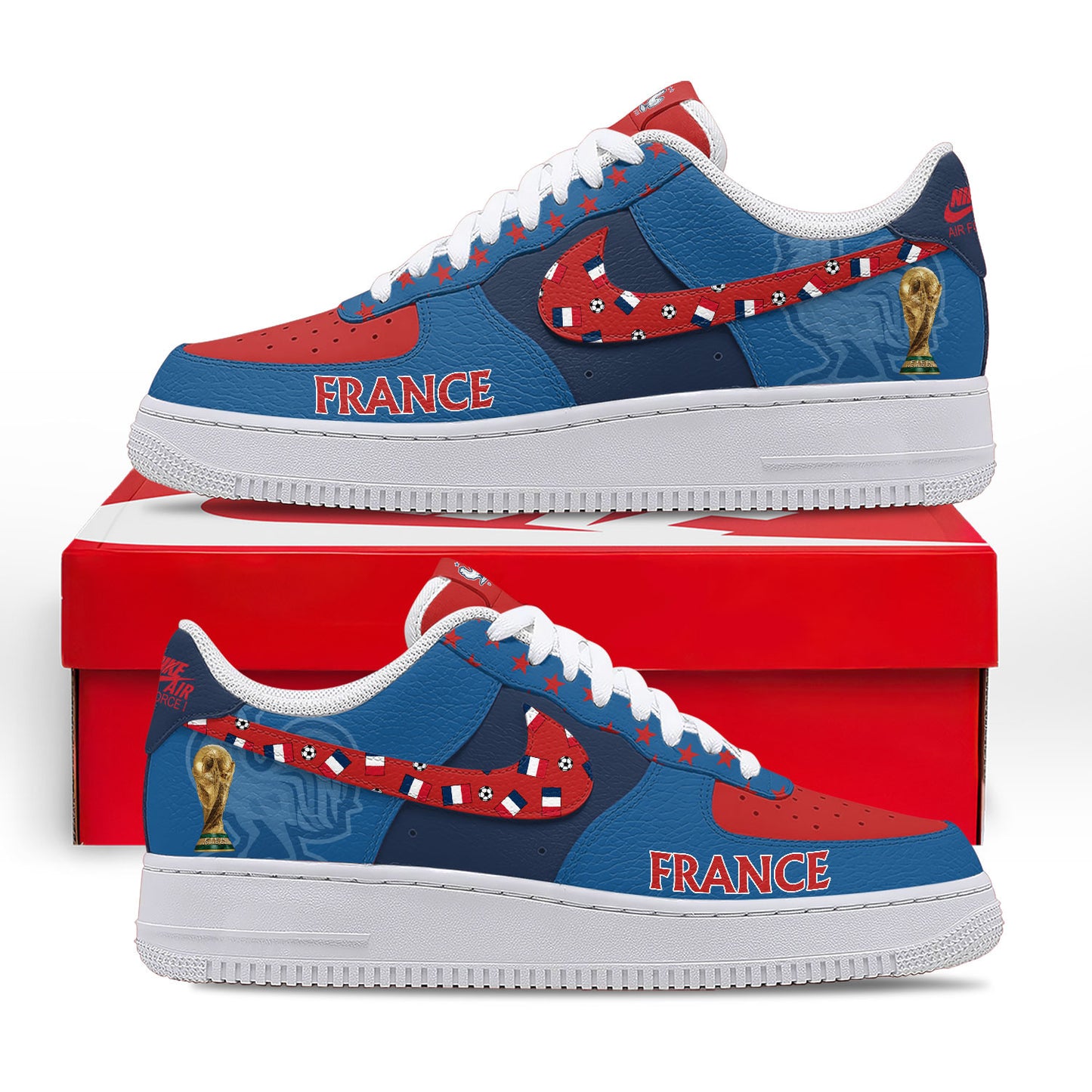 France - Premium Champions Of The World AF1 Shoes NTH1 | GC26
