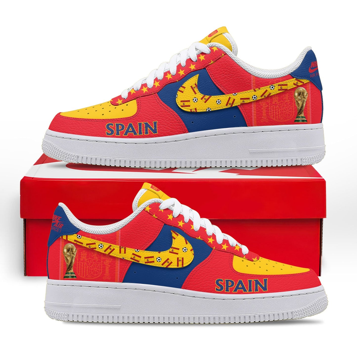 Spain | Premium Champions Of The World AF1 Shoes NTH1 | UC98