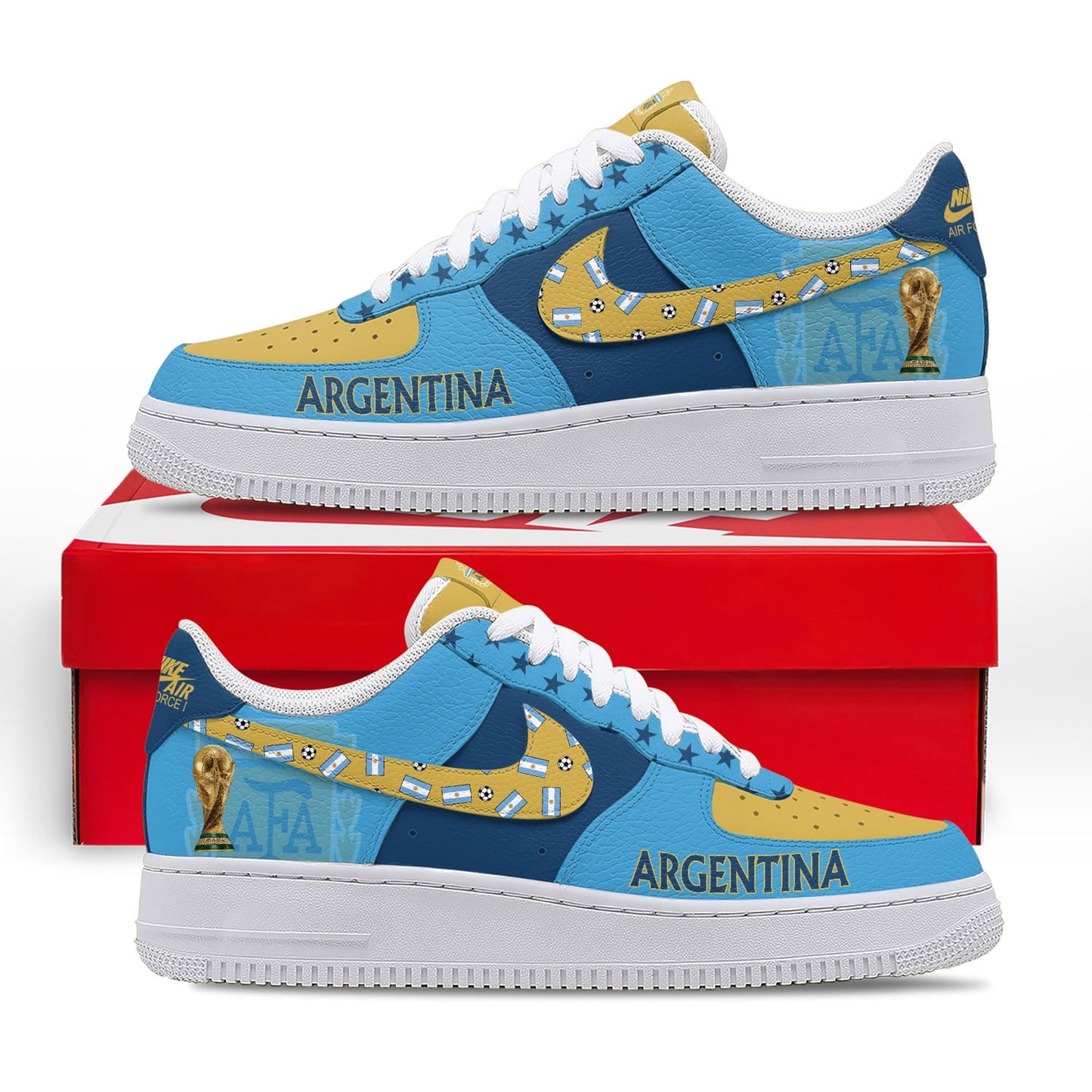 Argentina | Premium Champions Of The World AF1 Shoes NTH1 | RW35