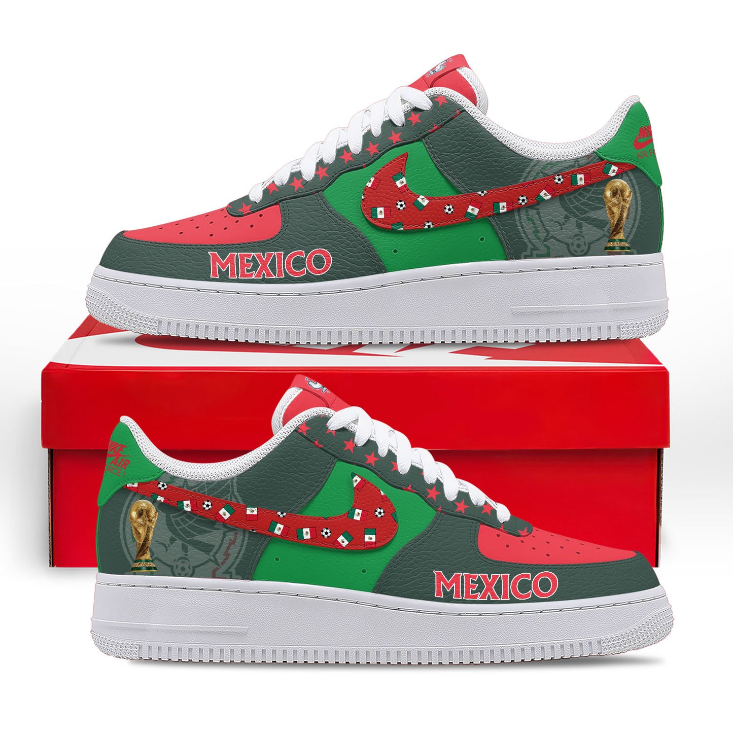 Mexico | Premium Champions Of The World AF1 Shoes NTH1 | FL78