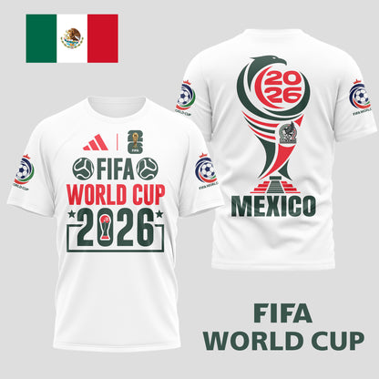 Mexico | Premium World Cup Spirit 2026 WC26 3D T-Shirt TD | SL38