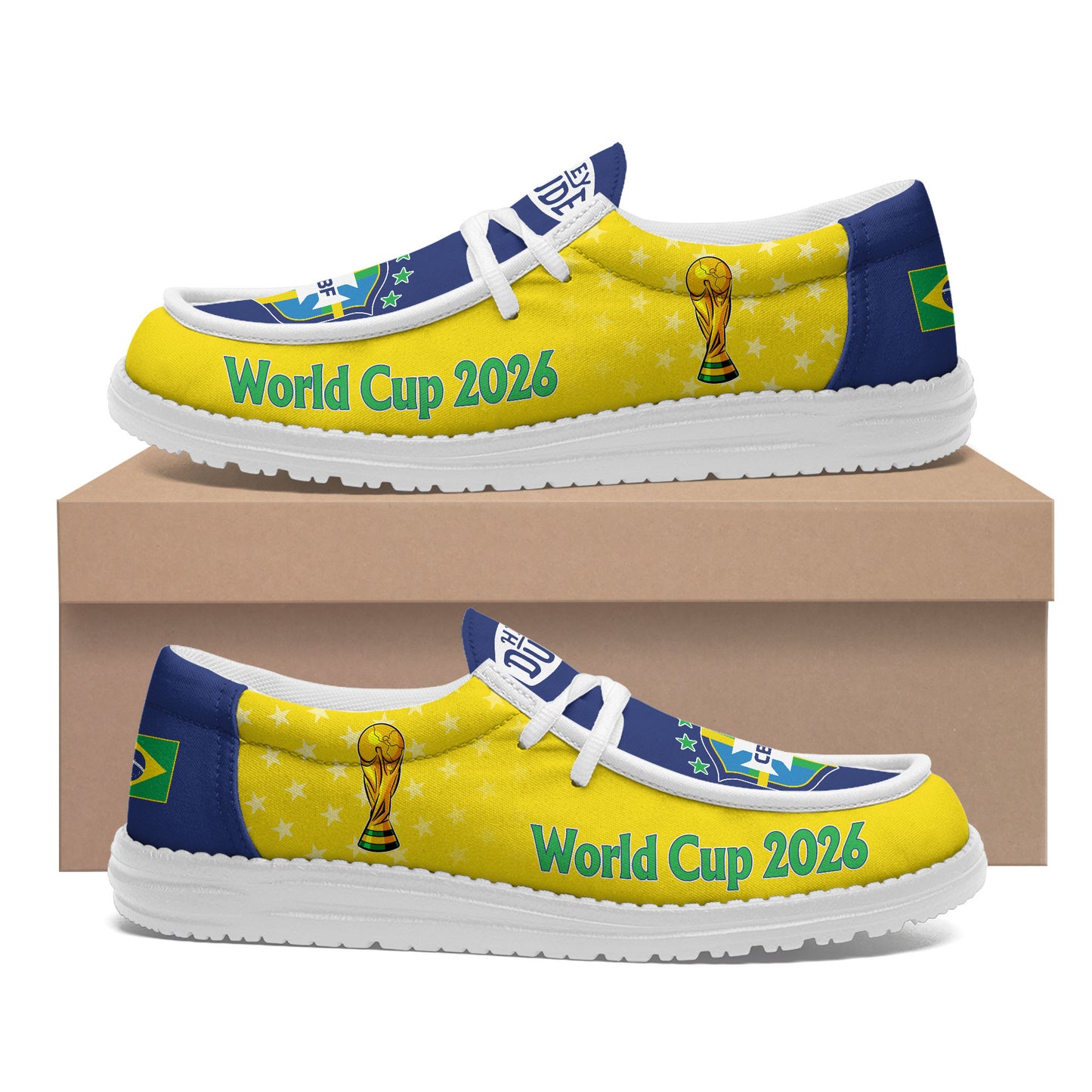 Brazil | Premium Freedom Kick World Cup 2026 Loafer Shoes NTH1 | VW16