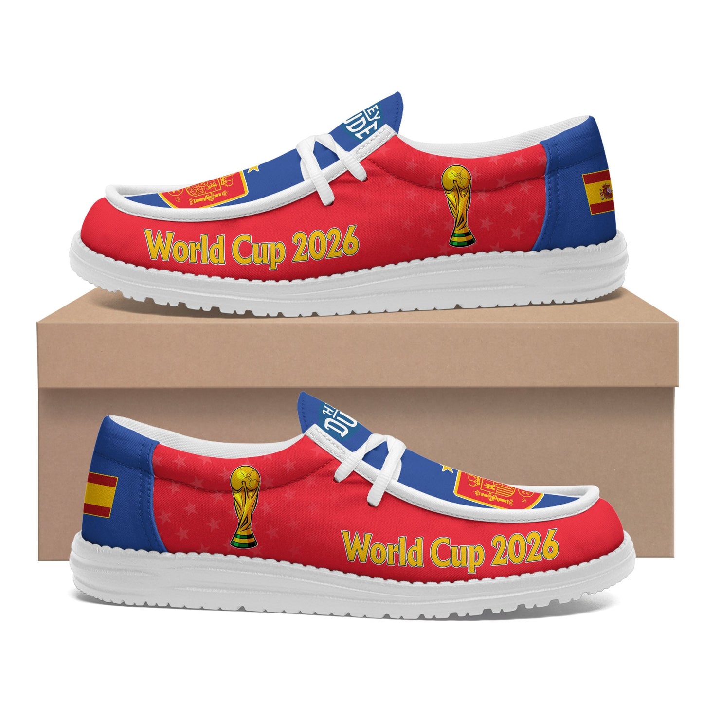 Spain | Premium Freedom Kick World Cup 2026 Loafer Shoes NTH1 | TE42