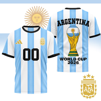 Argentina | Premium Road to World Cup 2026 3D Shirt NTH1 | ER53