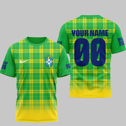 Brazil | Premium World Cup 2026 PRESTIGE 3D Shirt NTH1 | WV66