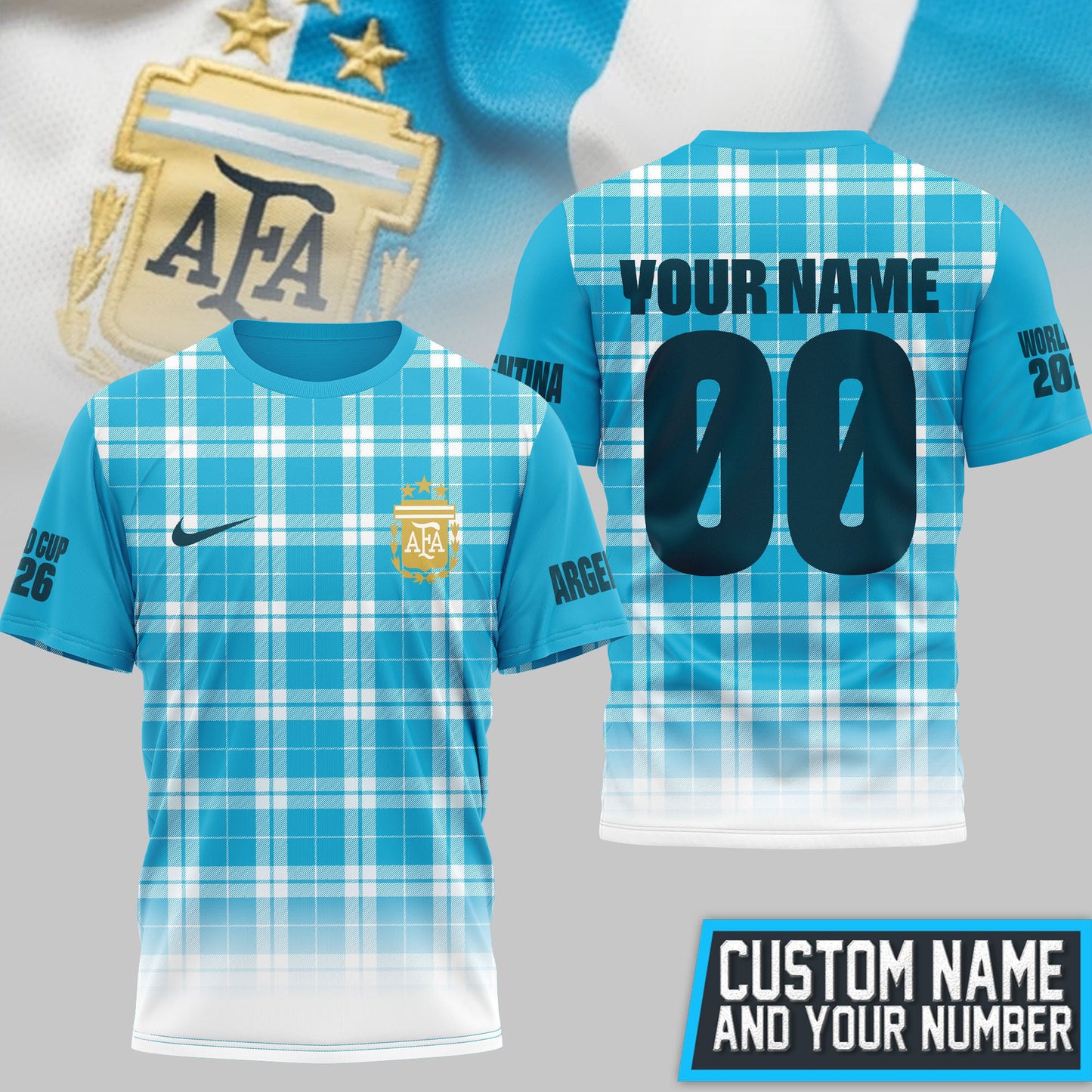 Argentina | Premium World Cup 2026 PRESTIGE 3D Shirt NTH1 | FH67