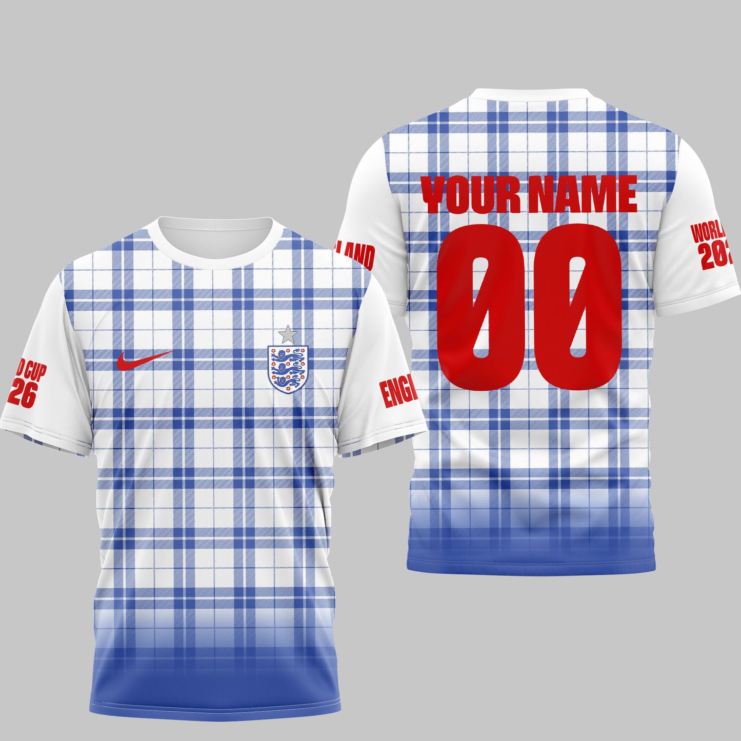 England | Premium World Cup 2026 PRESTIGE 3D Shirt NTH1 | AT80