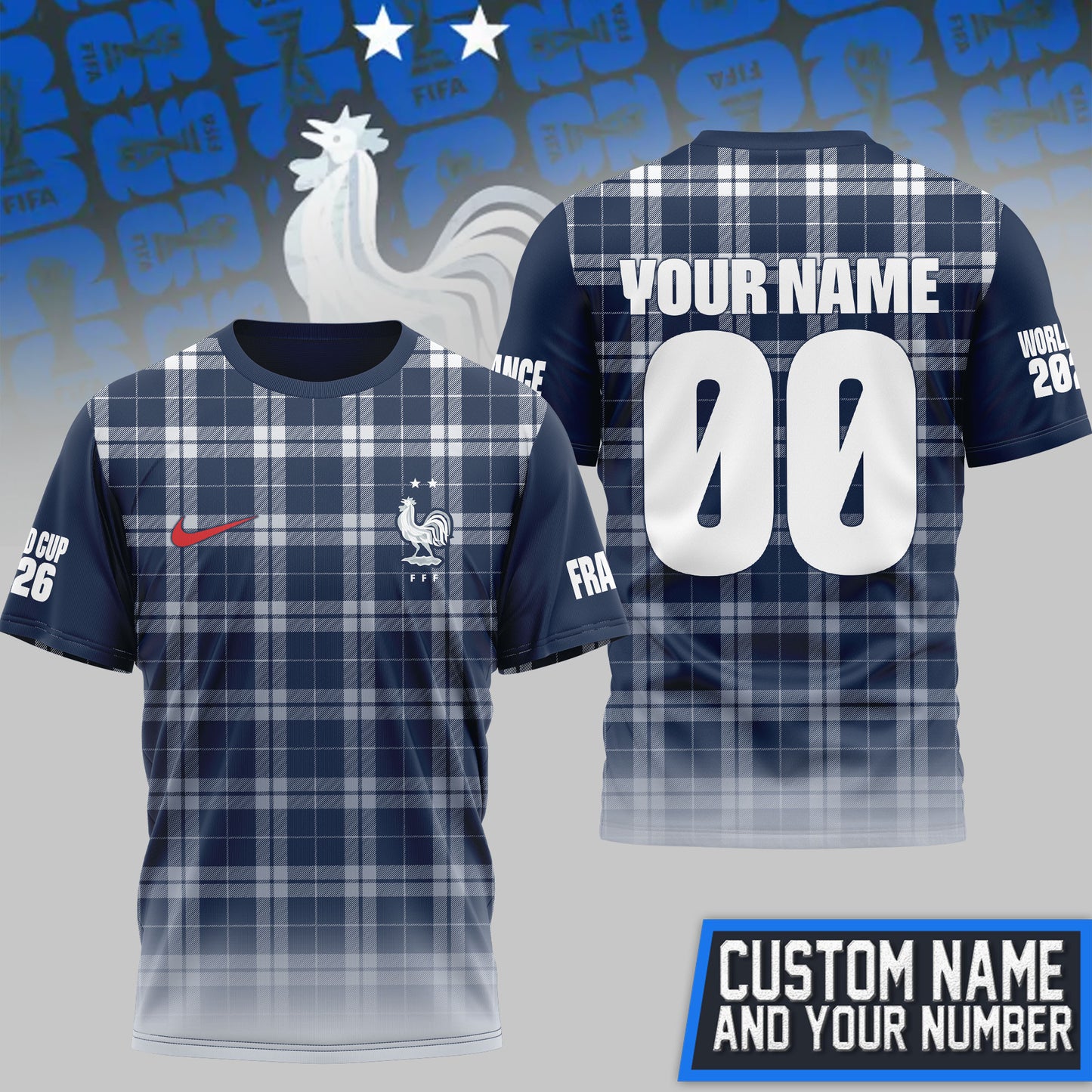 France - Premium World Cup 2026 PRESTIGE 3D Shirt NTH1 | XU26