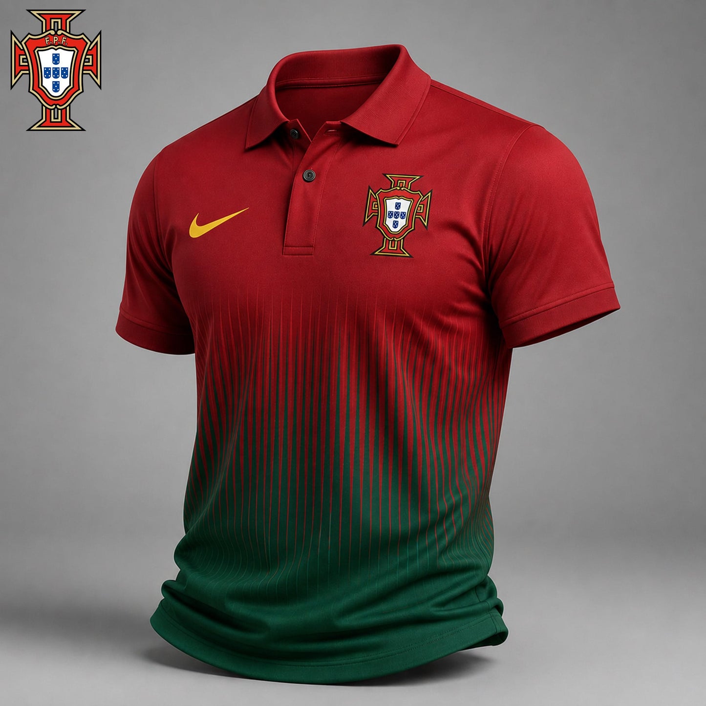 Portugal | Premium WC26 National Pride Polo Shirt NY | JS74