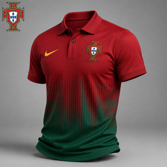 Portugal | Premium WC26 National Pride Polo Shirt NY | JS74