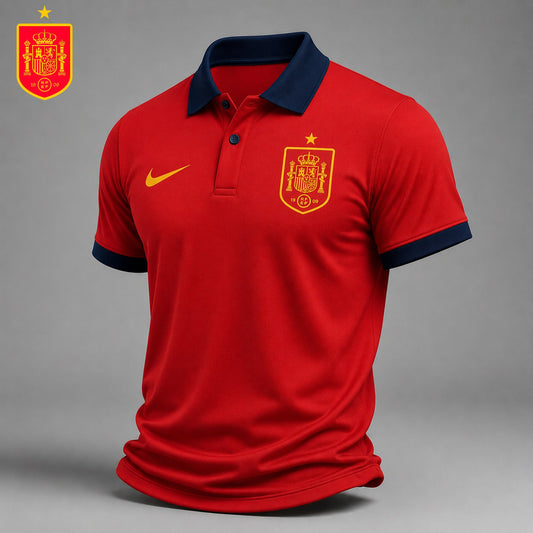 Spain | Premium WC26 National Pride Polo Shirt NY | XS73