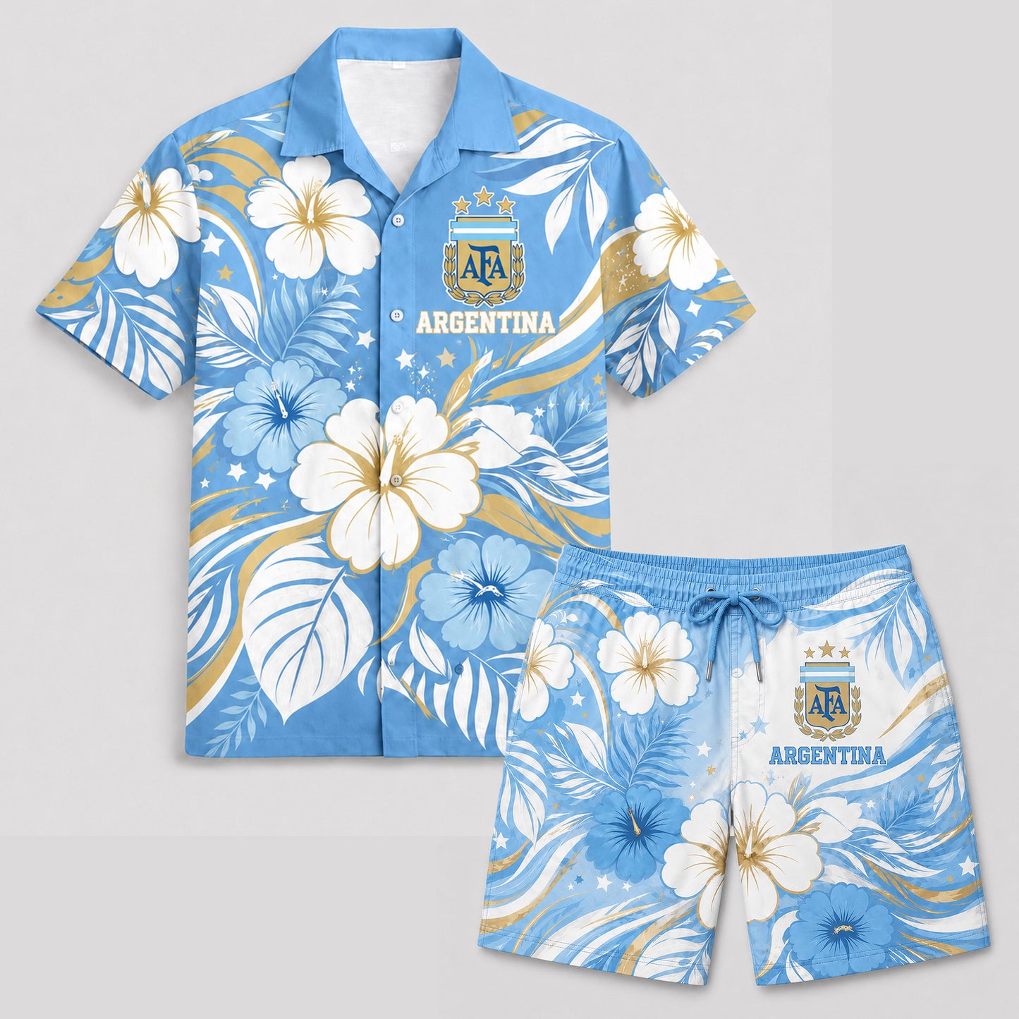 Argentina | Premium WC26 Culture Polo & Shorts Set | YE89