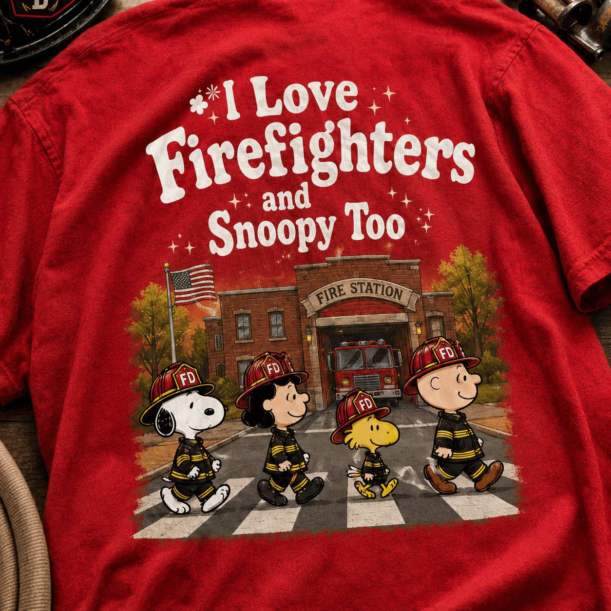Premium SNPY Love Firefighters 3D Shirt NY | TA40