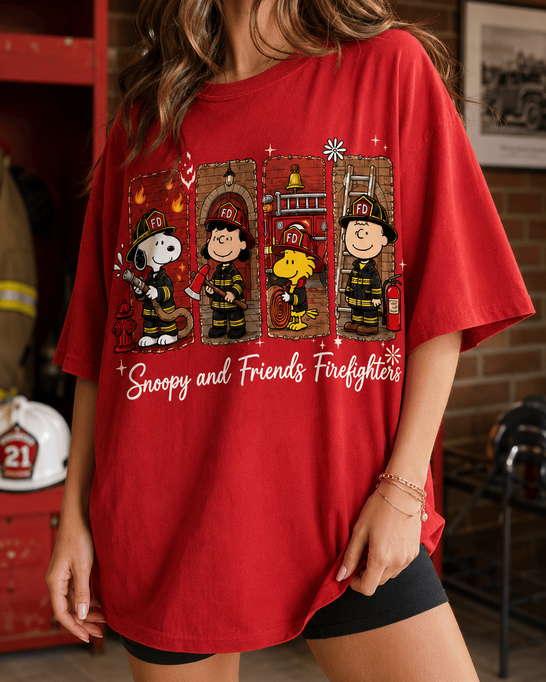 Premium SNPY Love Firefighters 3D Shirt NY | TA40