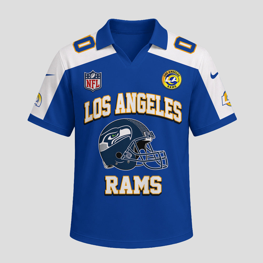 Los Angeles Rams | Premium NFL Helmet Graphic Jersey NTH1 | GG62