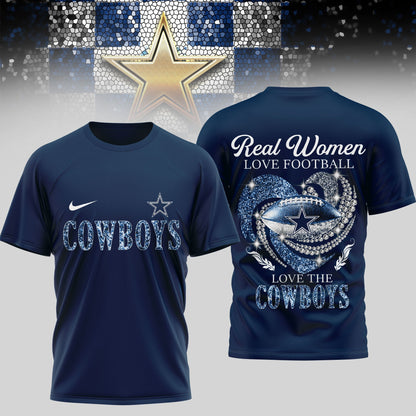 Dallas Cowboys | Premium NFL Stadium Graphic 3D Shirt NTH1 | CI57
