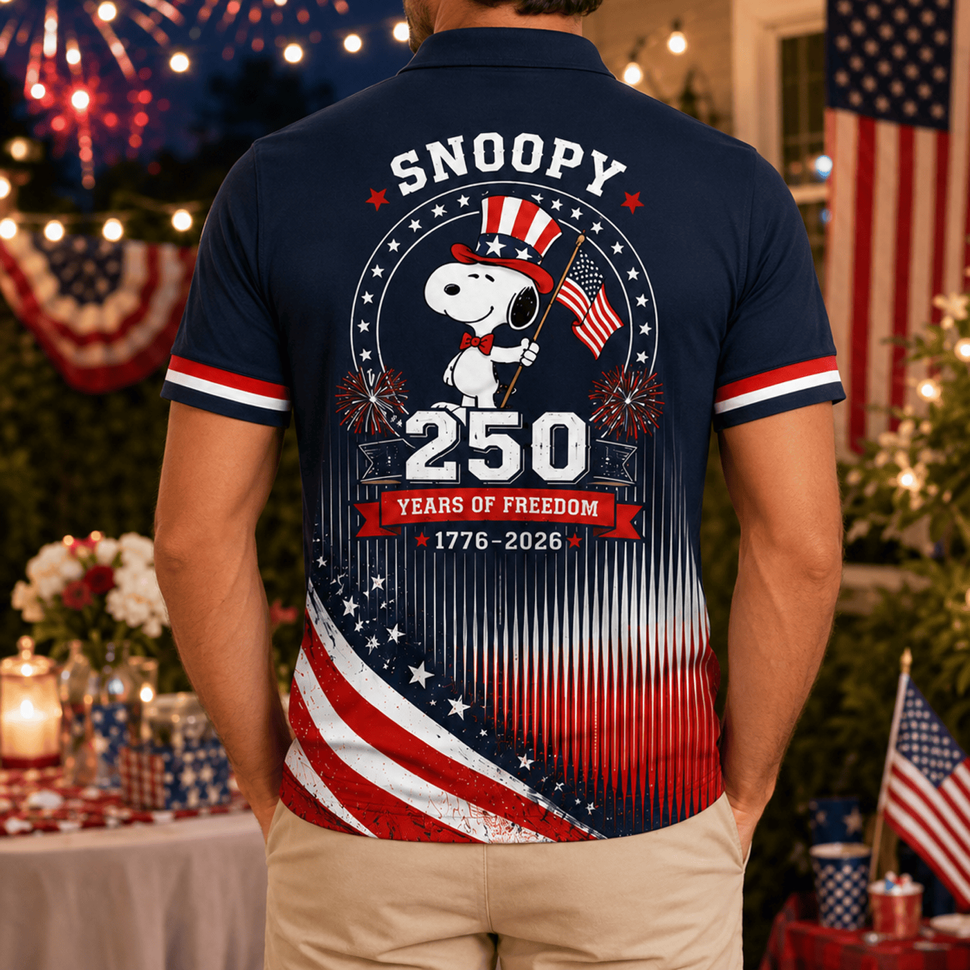 Premium SNPY 250 Years Of Freedom Polo Shirt NY | FZ96