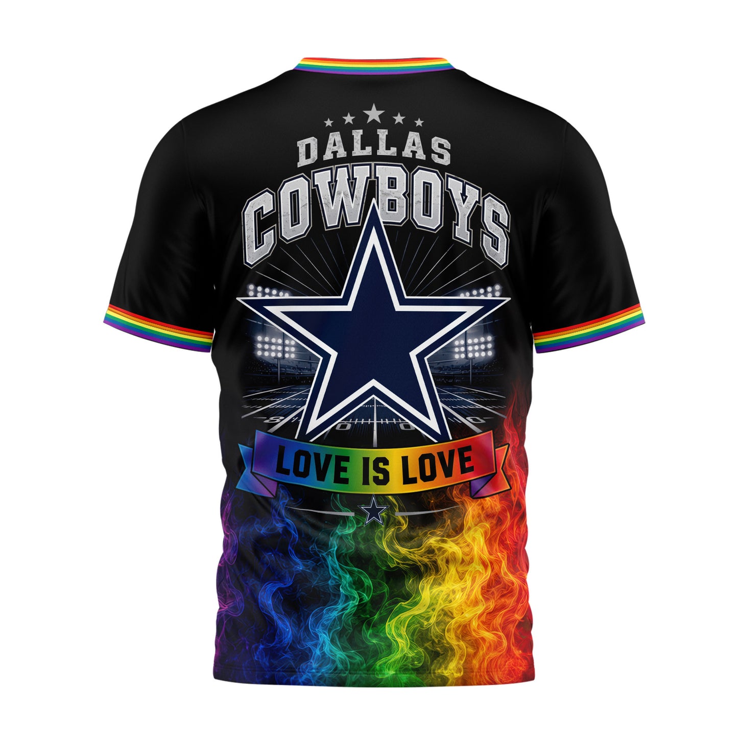 Dallas Cowboys | Premium NFL Love Is Love 3D Shirt NTH1 | IZ52