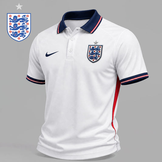 England | Premium WC26 Victory Crest Polo Shirt NY | OM81