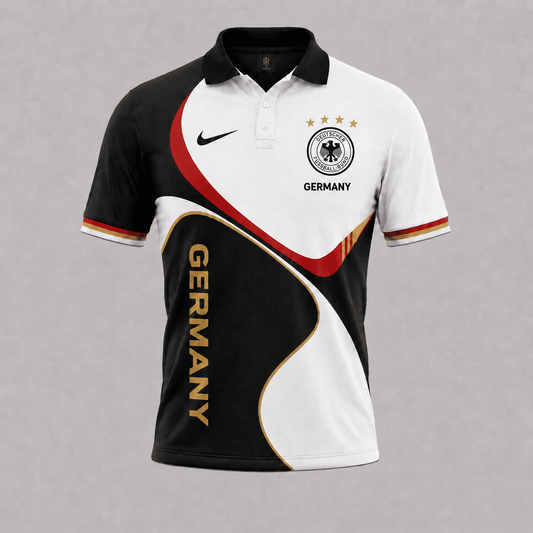 Germany | Premium WC26 Victory Heritage Polo Shirt TD | OG90