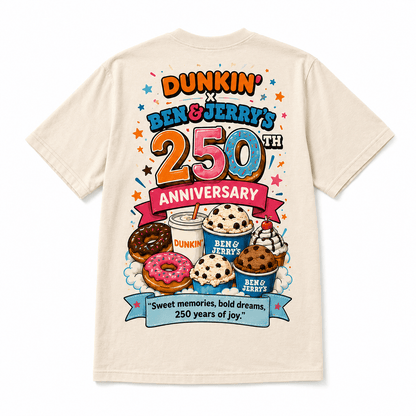 Premium DKDN x Ben & Jerry’s 250th Anniversary 3D Shirt NTH1 | XP38