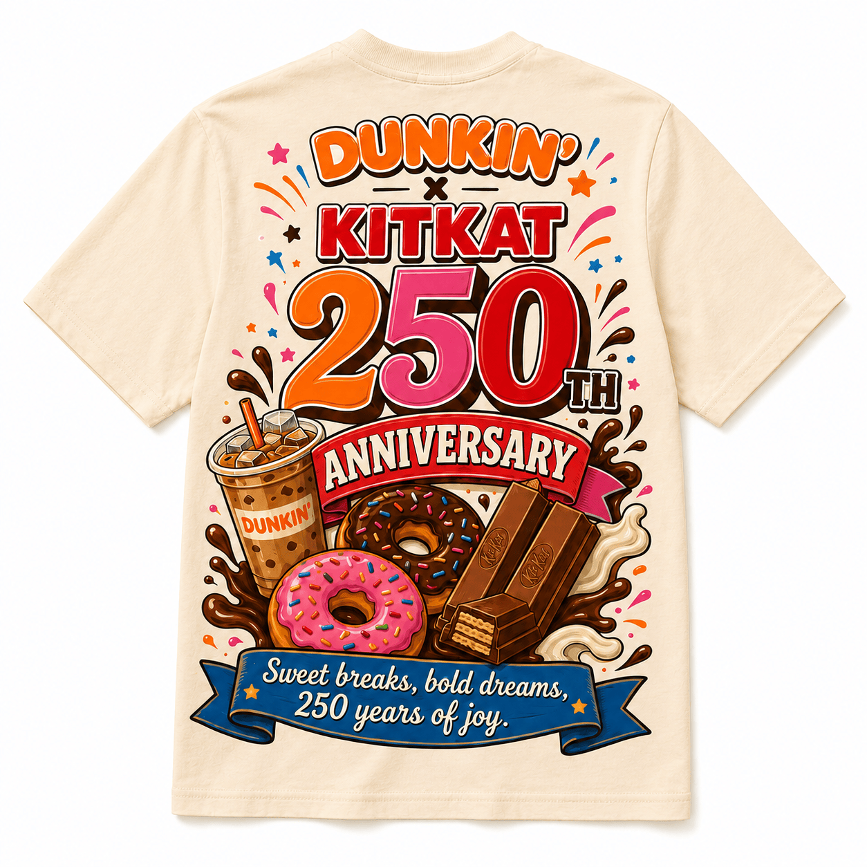 Premium DKDN x KitKat 250th Anniversary 3D Shirt NTH1 | ZZ23