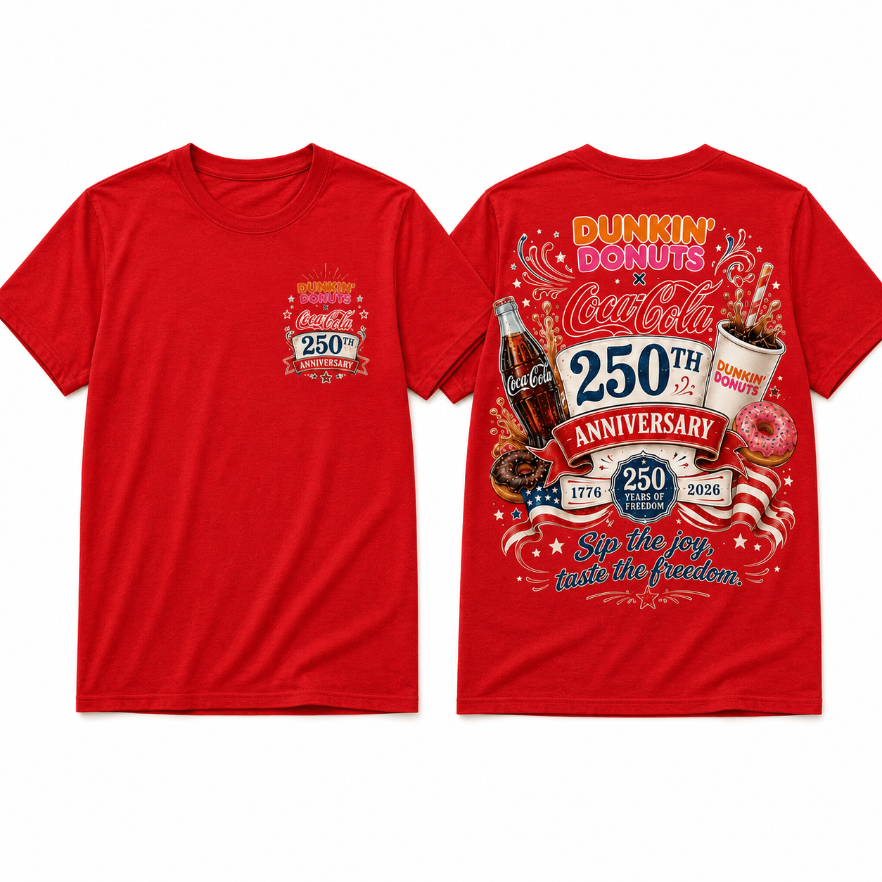 Premium DKDN x Coca Cola 250th Anniversary 3D Shirt NTH1 | EC81