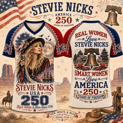 STNK Premium Celebrate 250 Year of American Vintage style V Neck Shirt BK | SK72