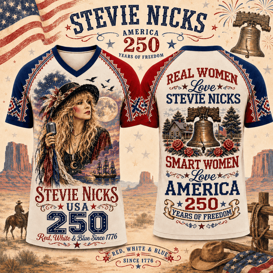 STNK Premium Celebrate 250 Year of American Vintage style V Neck Shirt BK | SK72