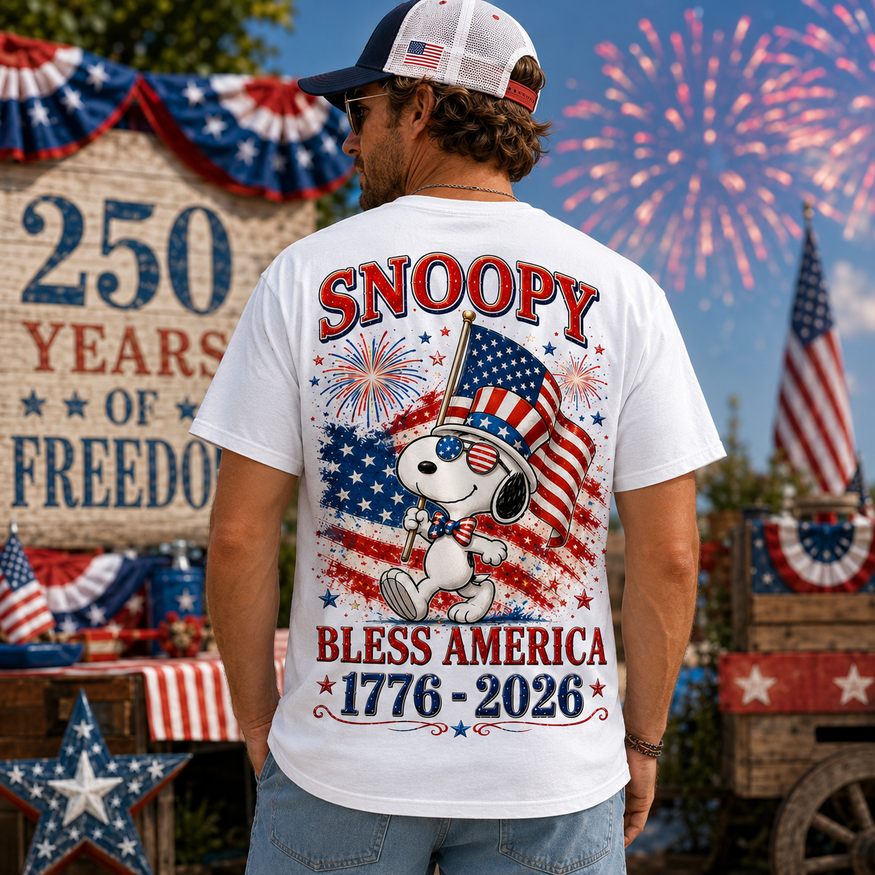 Premium SNPY America 250 3D Shirt NY | JW58