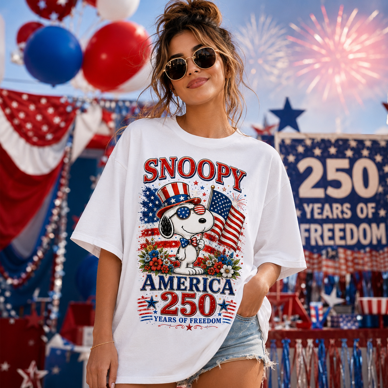 Premium SNPY America 250 3D Shirt NY | JW58