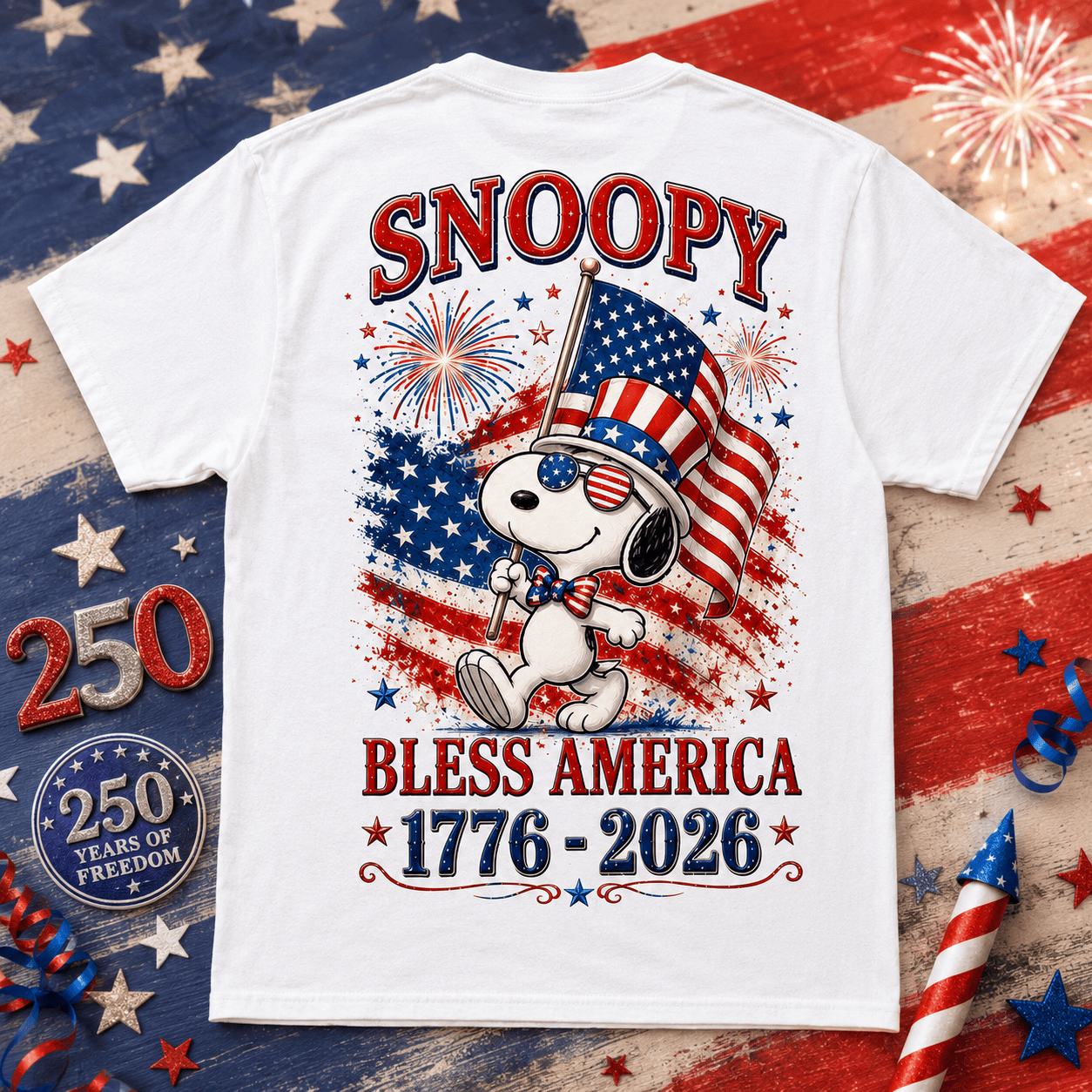 Premium SNPY America 250 3D Shirt NY | JW58