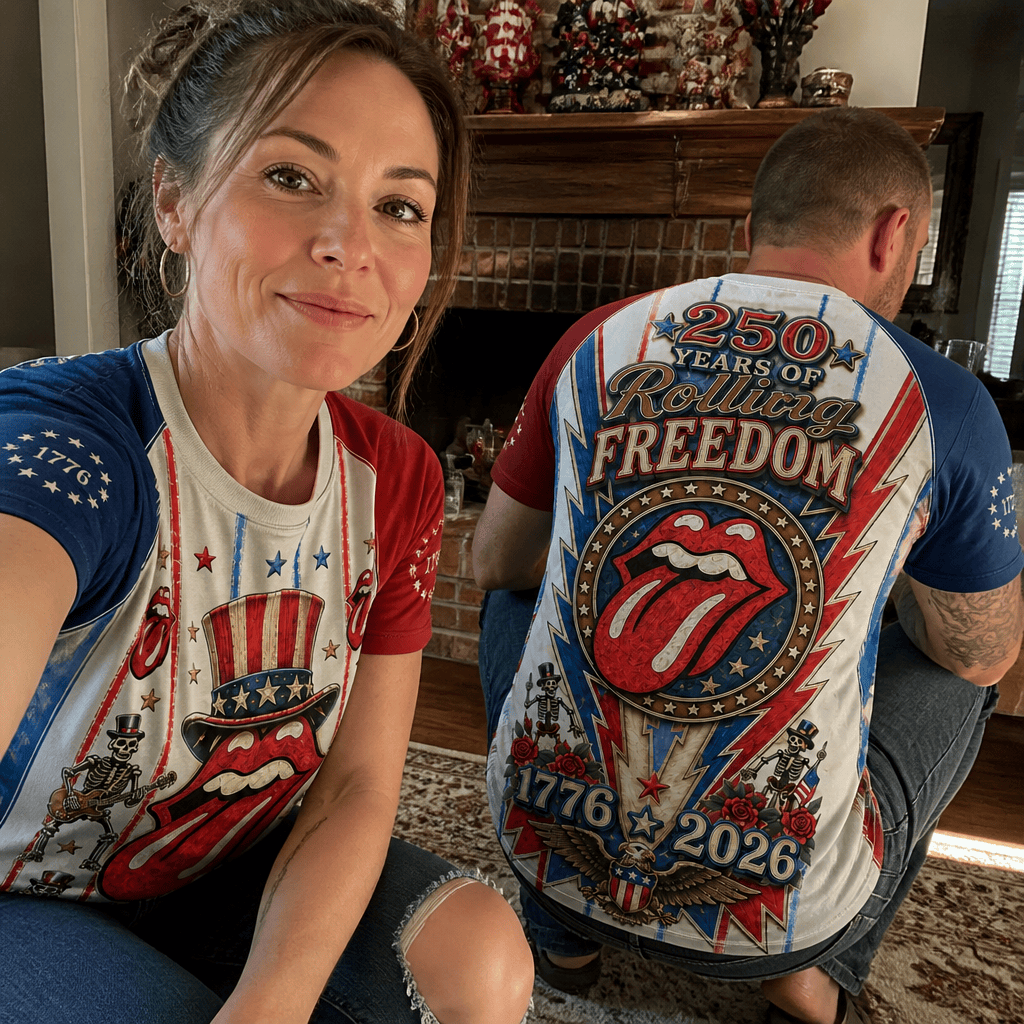 RNST Premium Country Music America 250 Years Of Freedom 3D T-Shirt | KW44